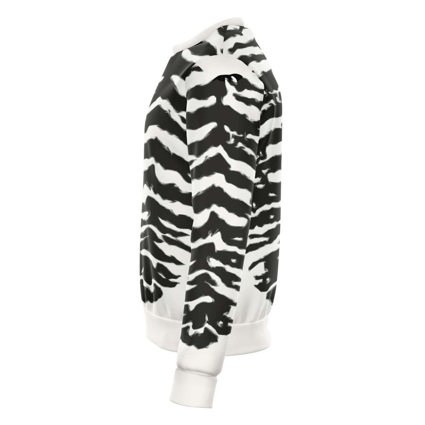 65 MCMLXV Unisex Cream Zebra Animal Print Sweatshirt - 65mcmlxv