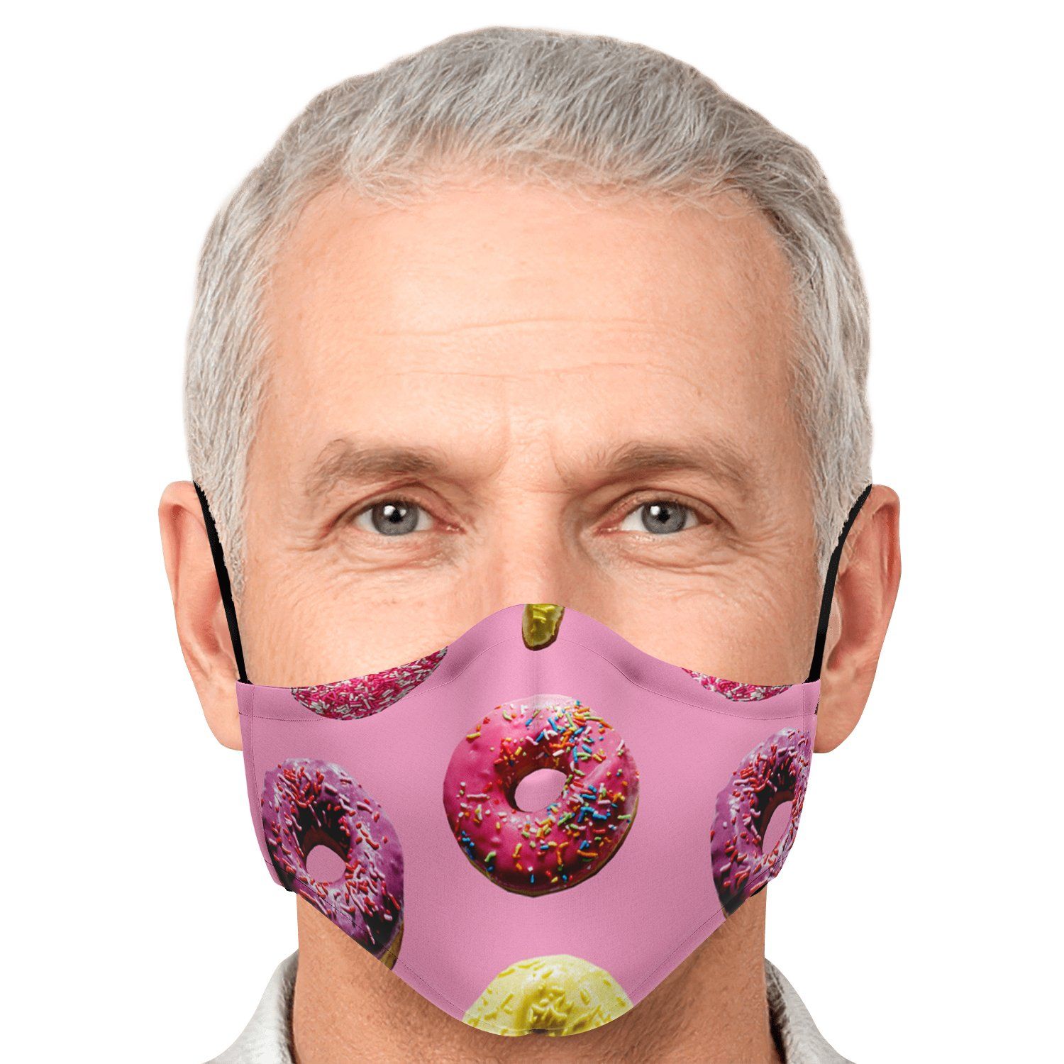 65 MCMLXV Unisex Doughnut Toss Print Face Mask - 65mcmlxv