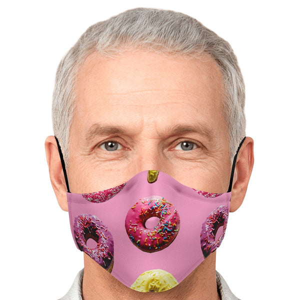 65 MCMLXV Unisex Doughnut Toss Print Face Mask - 65mcmlxv