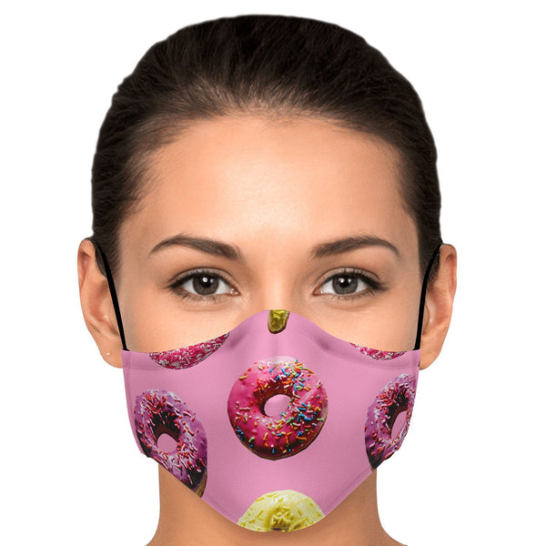 65 MCMLXV Unisex Doughnut Toss Print Face Mask - 65mcmlxv