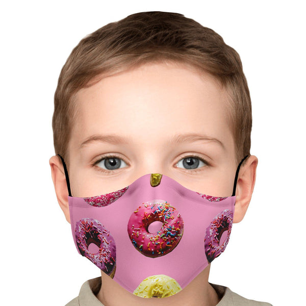 65 MCMLXV Unisex Doughnut Toss Print Face Mask - 65mcmlxv