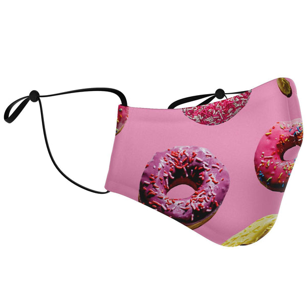 65 MCMLXV Unisex Doughnut Toss Print Face Mask - 65mcmlxv