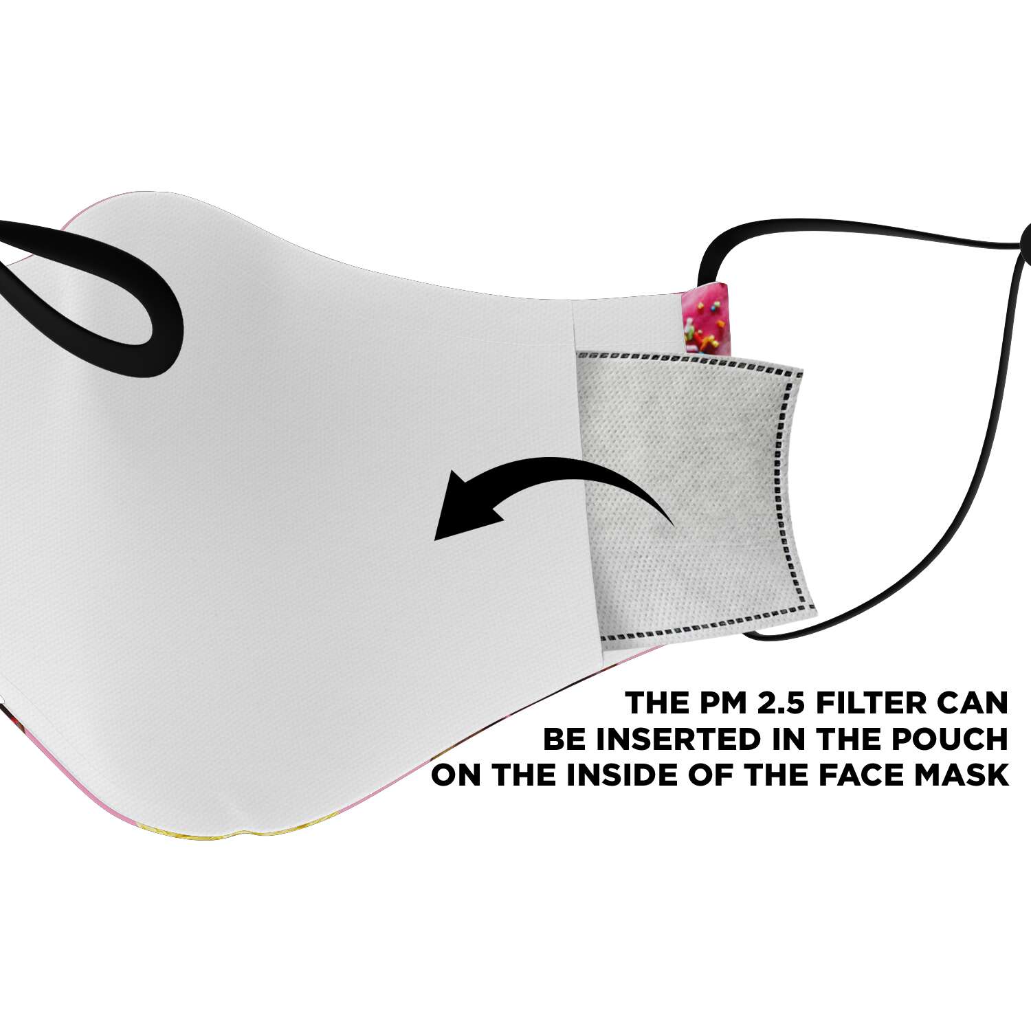 65 MCMLXV Unisex Doughnut Toss Print Face Mask - 65mcmlxv