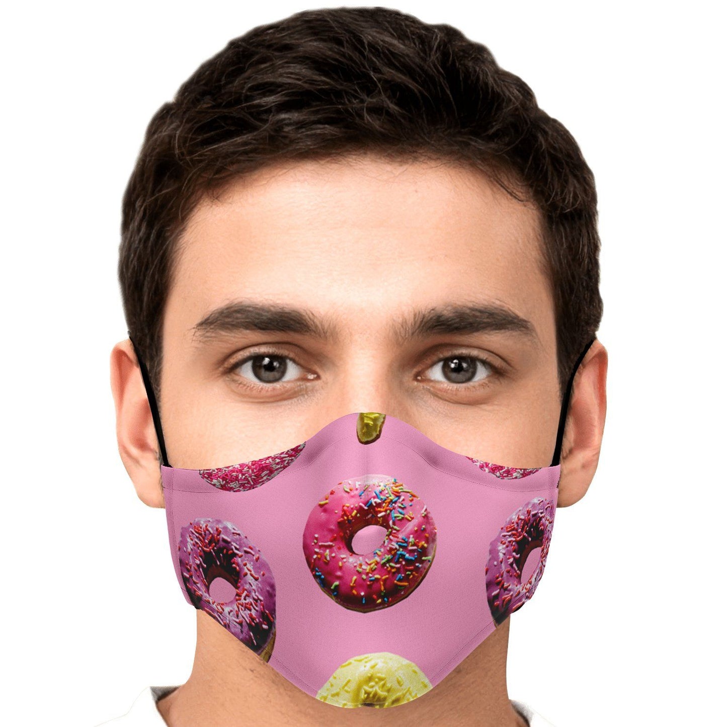 65 MCMLXV Unisex Doughnut Toss Print Face Mask - 65mcmlxv