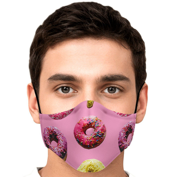 65 MCMLXV Unisex Doughnut Toss Print Face Mask - 65mcmlxv