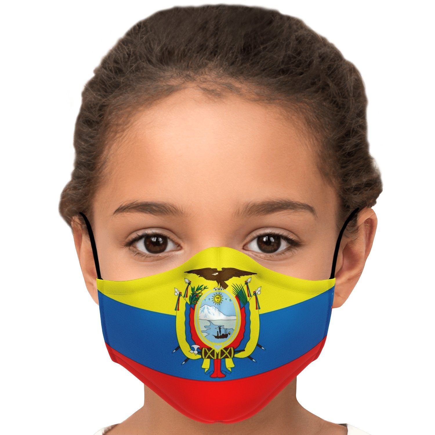 65 MCMLXV Unisex Ecuador Flag Print Face Mask - 65mcmlxv