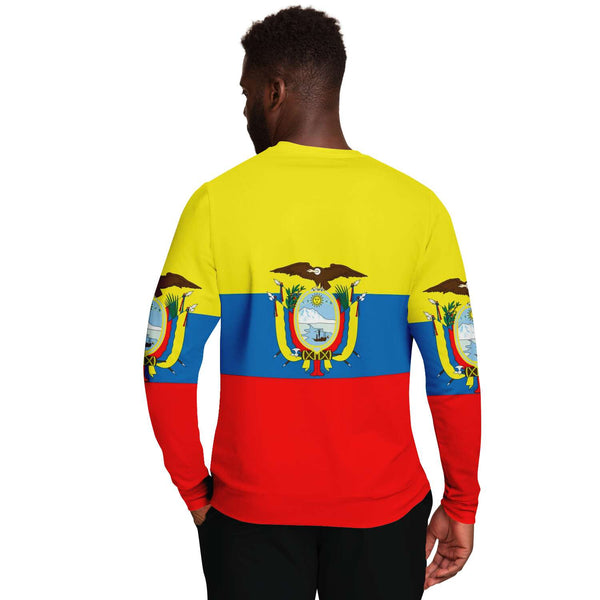 65 MCMLXV Unisex Ecuador Flag Print Sweatshirt - 65mcmlxv