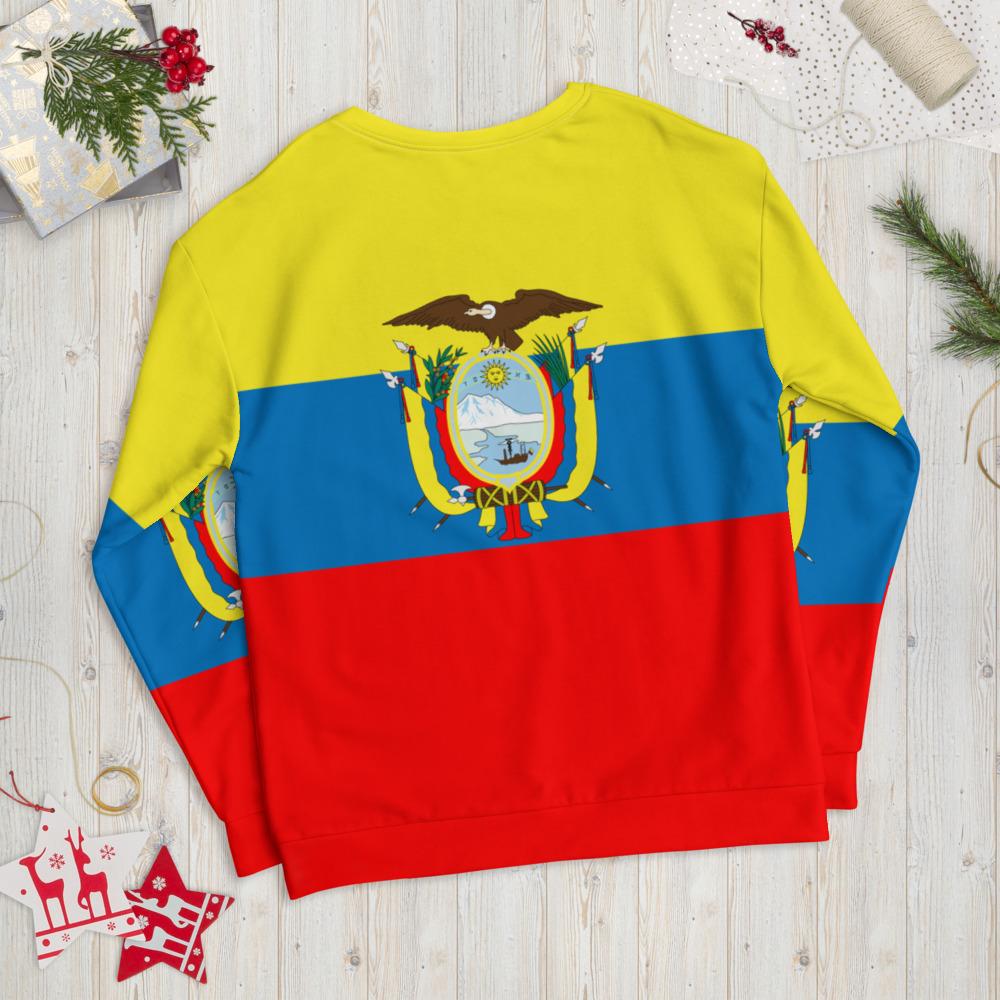 65 MCMLXV Unisex Ecuador Flag Print Sweatshirt - 65mcmlxv
