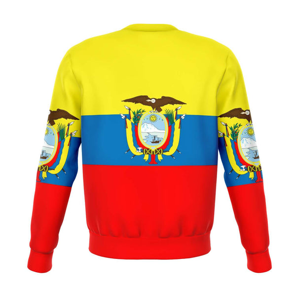 65 MCMLXV Unisex Ecuador Flag Print Sweatshirt - 65mcmlxv