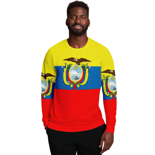 65 MCMLXV Unisex Ecuador Flag Print Sweatshirt - 65mcmlxv