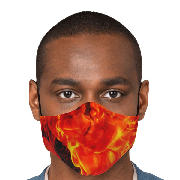 65 MCMLXV Unisex Flame On! Print Face Mask - 65mcmlxv