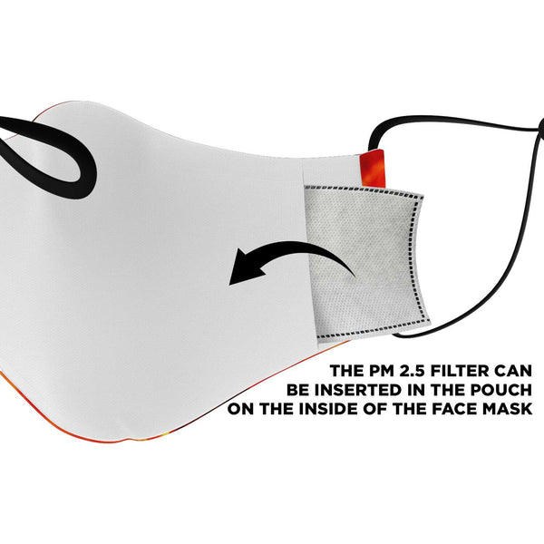65 MCMLXV Unisex Flame On! Print Face Mask - 65mcmlxv