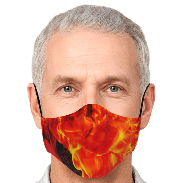 65 MCMLXV Unisex Flame On! Print Face Mask - 65mcmlxv