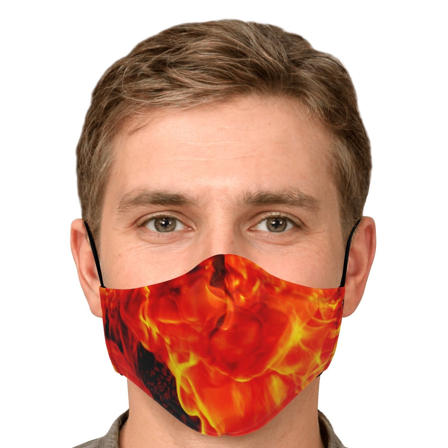 65 MCMLXV Unisex Flame On! Print Face Mask - 65mcmlxv