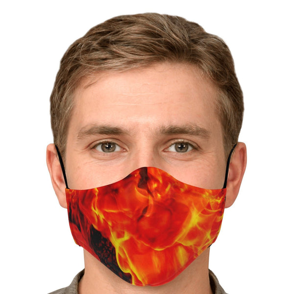 65 MCMLXV Unisex Flame On! Print Face Mask - 65mcmlxv