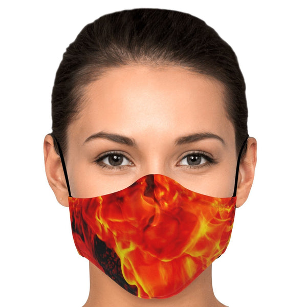 65 MCMLXV Unisex Flame On! Print Face Mask - 65mcmlxv
