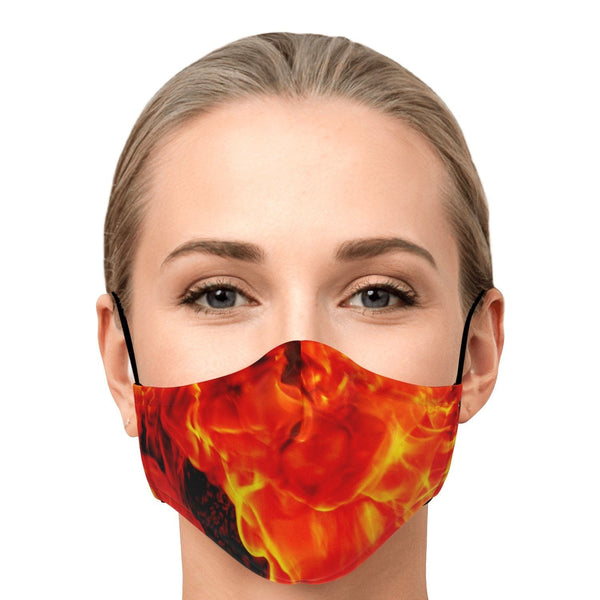 65 MCMLXV Unisex Flame On! Print Face Mask - 65mcmlxv
