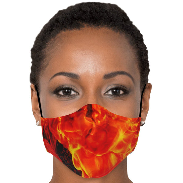 65 MCMLXV Unisex Flame On! Print Face Mask - 65mcmlxv