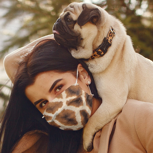 65 MCMLXV Unisex Giraffe Print Face Mask - 65mcmlxv