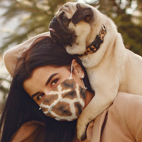 65 MCMLXV Unisex Giraffe Print Face Mask - 65mcmlxv