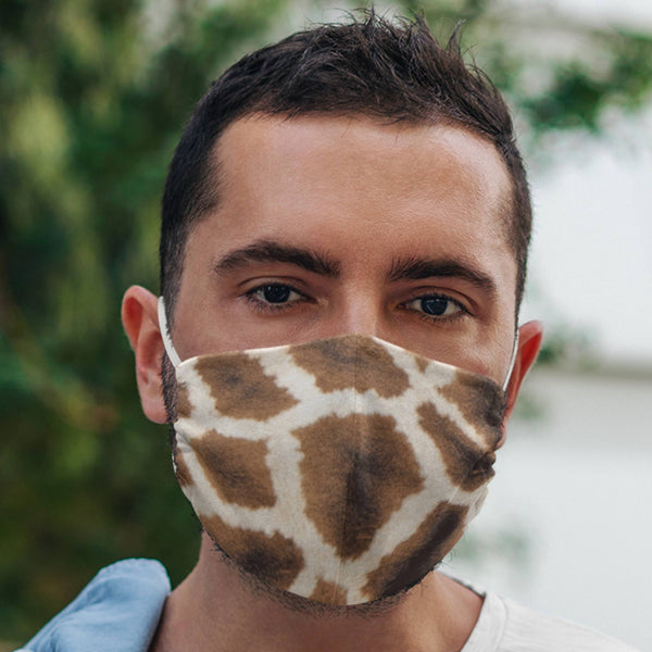 65 MCMLXV Unisex Giraffe Print Face Mask - 65mcmlxv