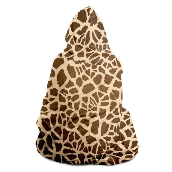 65 MCMLXV Unisex Giraffe Print Hooded Blanket - 65mcmlxv