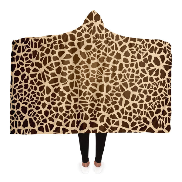 65 MCMLXV Unisex Giraffe Print Hooded Blanket - 65mcmlxv