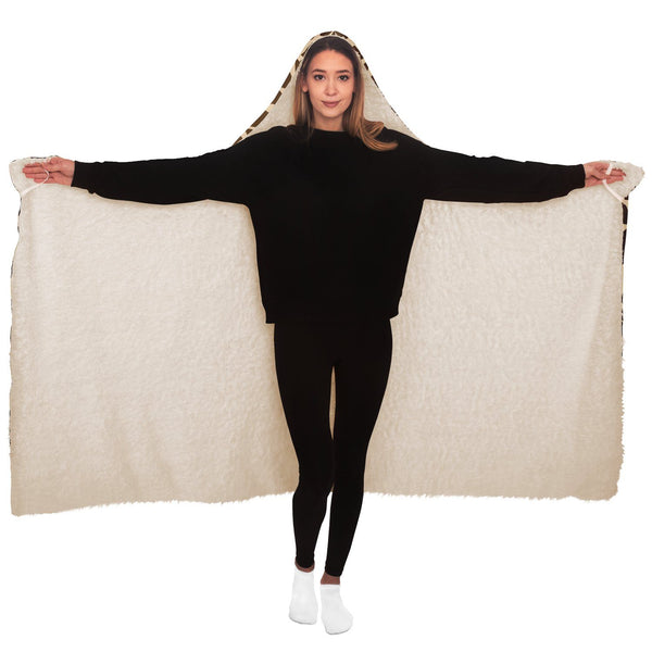 65 MCMLXV Unisex Giraffe Print Hooded Blanket - 65mcmlxv
