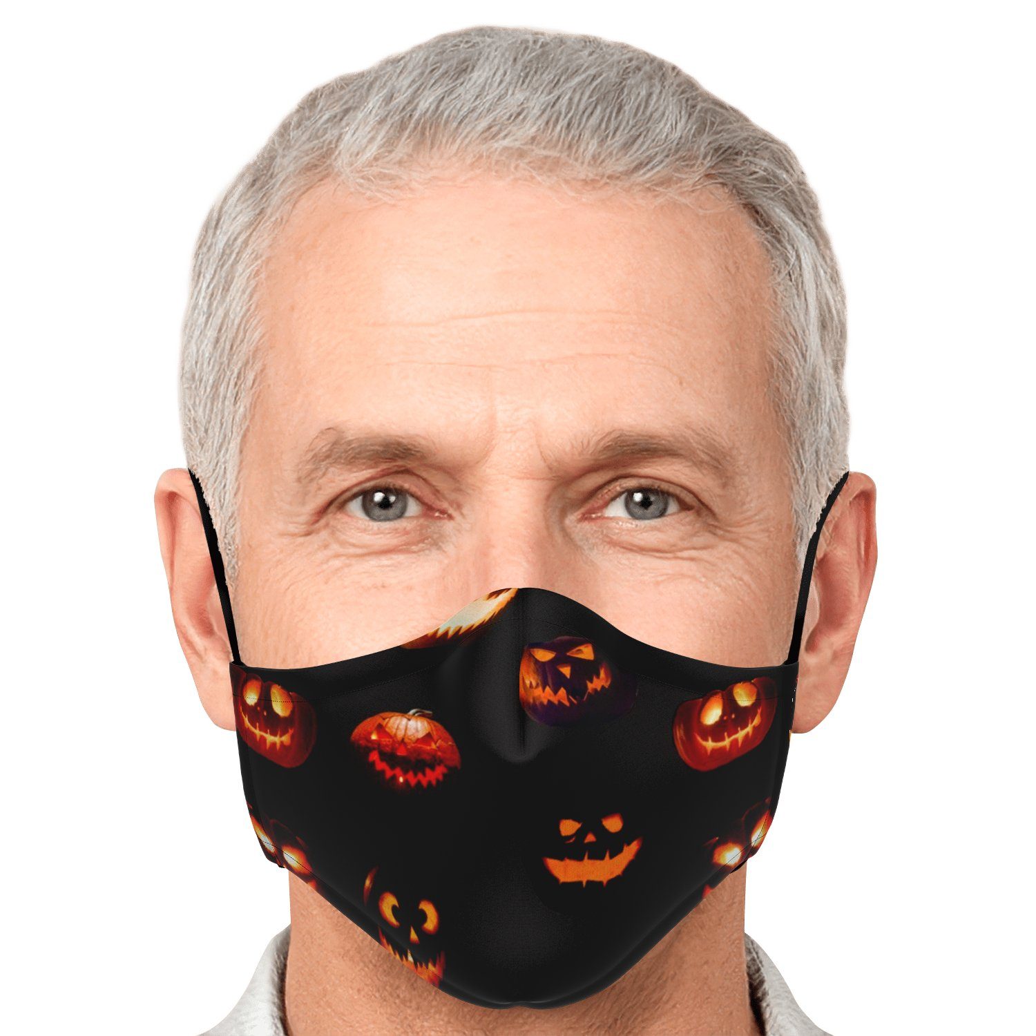 65 MCMLXV Unisex Halloween Jack - O - Lanterns Print Face Mask - 65mcmlxv