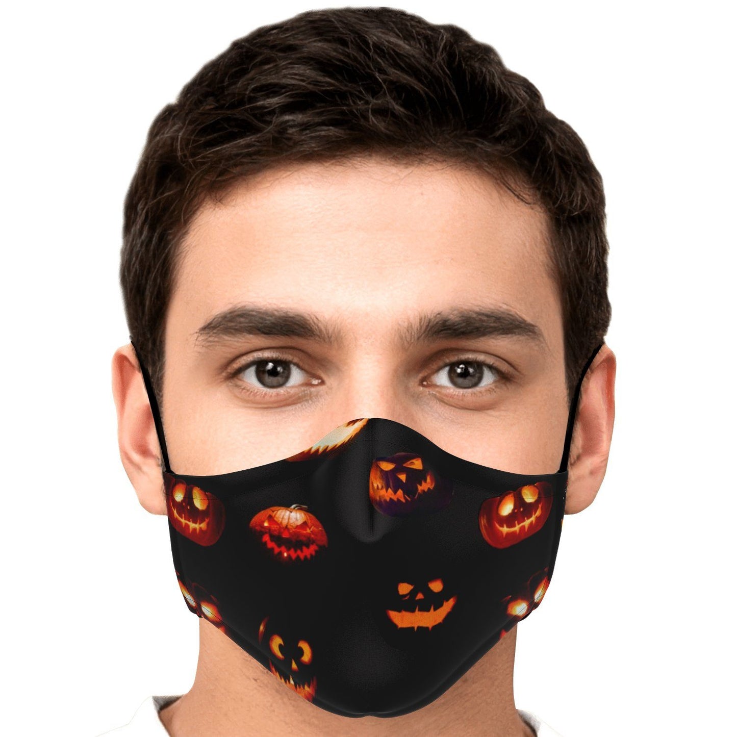 65 MCMLXV Unisex Halloween Jack - O - Lanterns Print Face Mask - 65mcmlxv