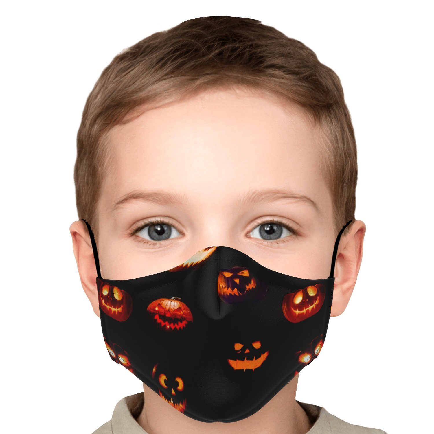 65 MCMLXV Unisex Halloween Jack - O - Lanterns Print Face Mask - 65mcmlxv