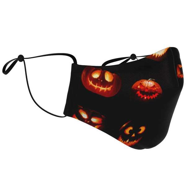 65 MCMLXV Unisex Halloween Jack - O - Lanterns Print Face Mask - 65mcmlxv
