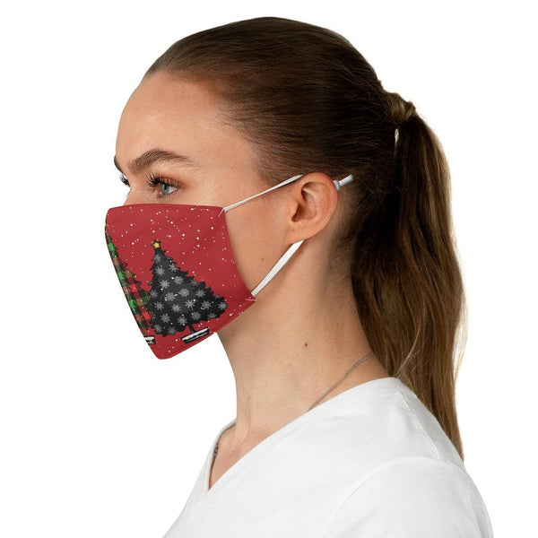 65 MCMLXV Unisex Happy Holidays Christmas Trees Print Face Mask - 65mcmlxv