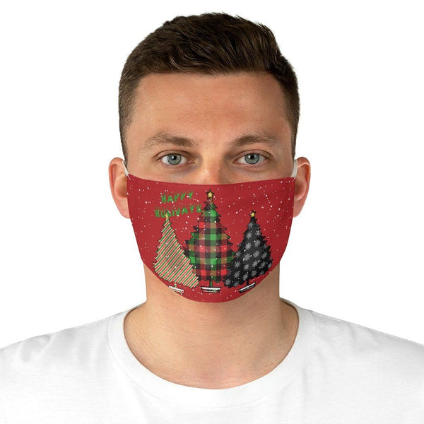 65 MCMLXV Unisex Happy Holidays Christmas Trees Print Face Mask - 65mcmlxv