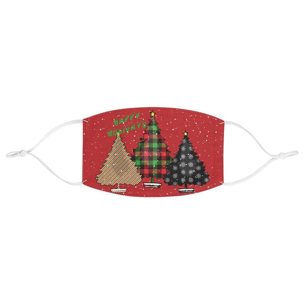 65 MCMLXV Unisex Happy Holidays Christmas Trees Print Face Mask - 65mcmlxv