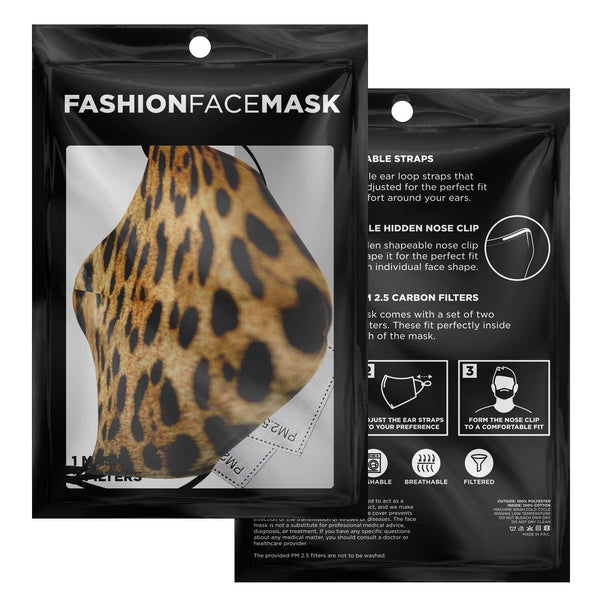 65 MCMLXV Unisex Jaguar Print Face Mask - 65mcmlxv