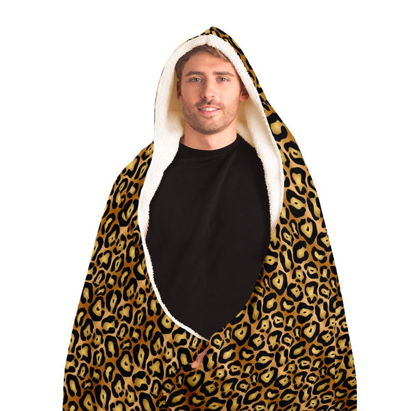 65 MCMLXV Unisex Jaguar Print Hooded Blanket - 65mcmlxv