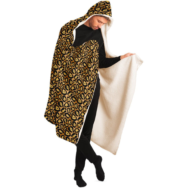 65 MCMLXV Unisex Jaguar Print Hooded Blanket - 65mcmlxv