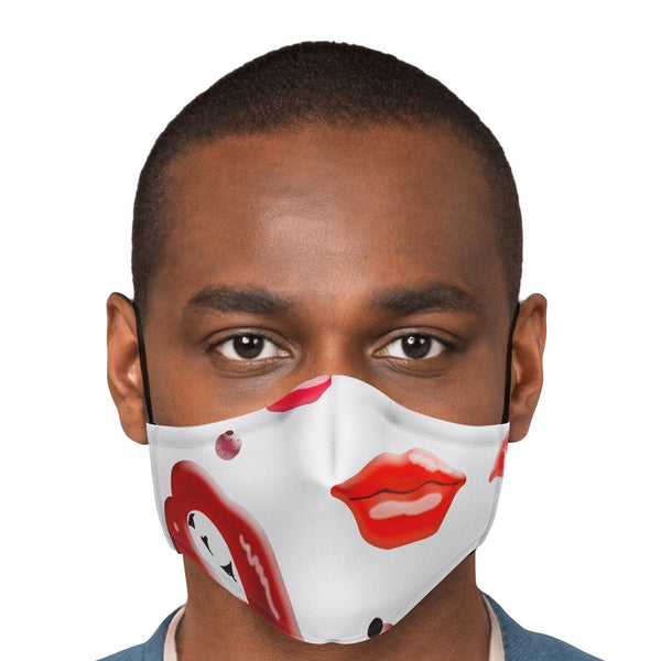 65 MCMLXV Unisex Kiss Bliss Lips Print Face Mask - 65mcmlxv