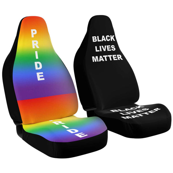 65 MCMLXV Unisex LGBT Gay Pride Black Lives Matter Print Car Seat Cover - 65mcmlxv