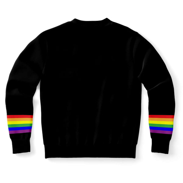65 MCMLXV Unisex LGBT Gay Pride Rainbow Flag Print Sweatshirt - 65mcmlxv