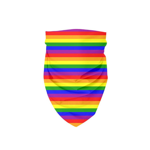 65 MCMLXV Unisex LGBT Gay Pride Rainbow Flag Stripe Print Bandana Handkerchief - 65mcmlxv