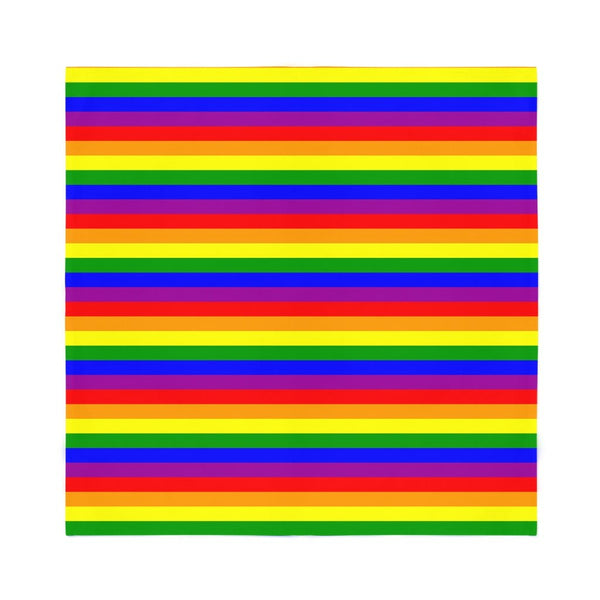 65 MCMLXV Unisex LGBT Gay Pride Rainbow Flag Stripe Print Bandana Handkerchief - 65mcmlxv