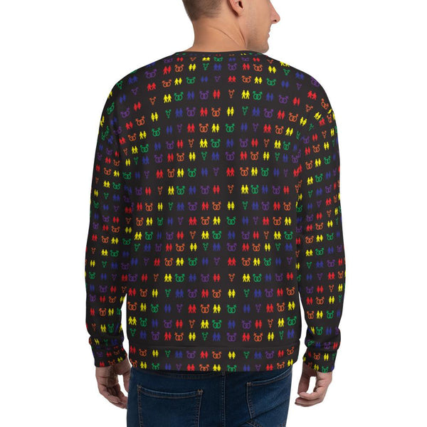 65 MCMLXV Unisex LGBT Pride Icons Print Fleece Sweatshirt Jumper - 65mcmlxv