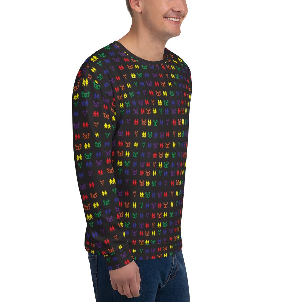 65 MCMLXV Unisex LGBT Pride Icons Print Fleece Sweatshirt Jumper - 65mcmlxv