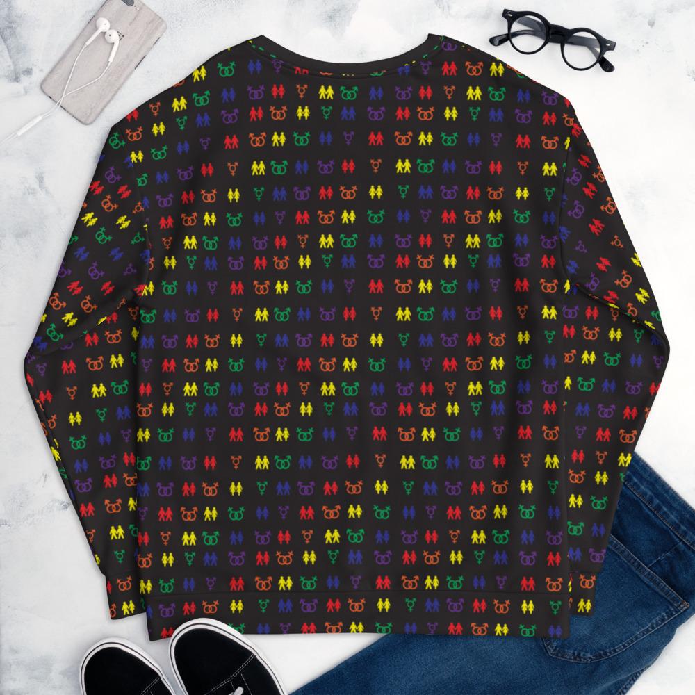 65 MCMLXV Unisex LGBT Pride Icons Print Fleece Sweatshirt Jumper - 65mcmlxv