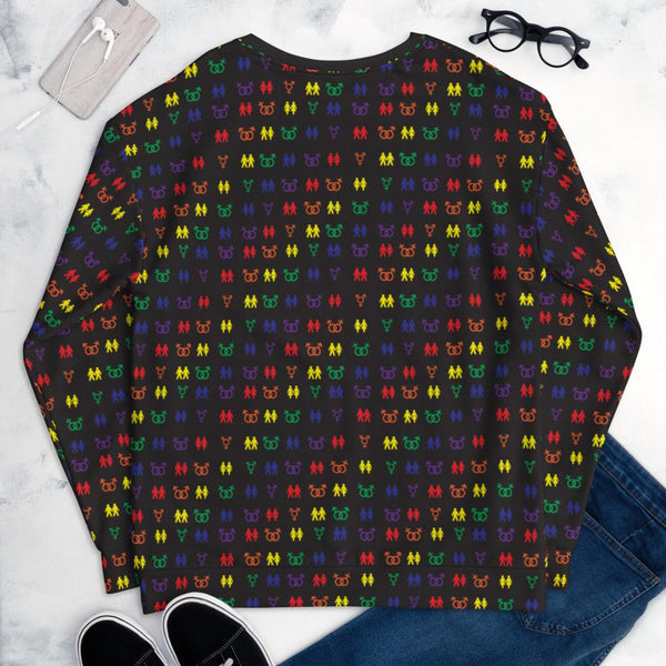 65 MCMLXV Unisex LGBT Pride Icons Print Fleece Sweatshirt Jumper - 65mcmlxv