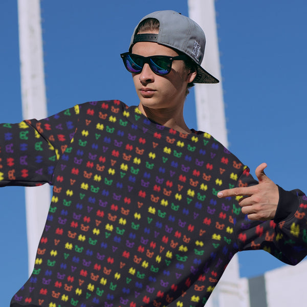 65 MCMLXV Unisex LGBT Pride Icons Print Fleece Sweatshirt Jumper - 65mcmlxv