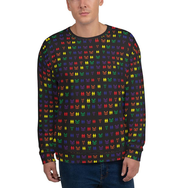 65 MCMLXV Unisex LGBT Pride Icons Print Fleece Sweatshirt Jumper - 65mcmlxv