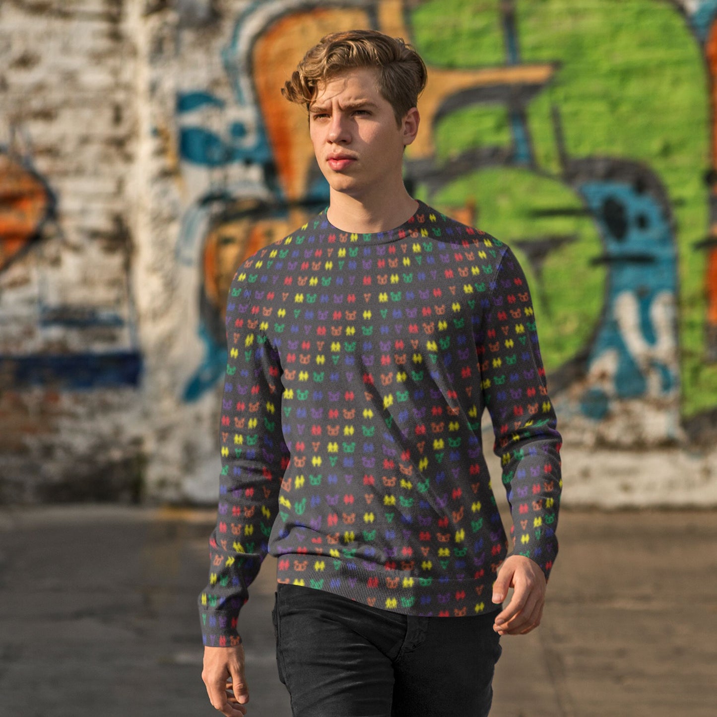 65 MCMLXV Unisex LGBT Pride Icons Print Fleece Sweatshirt Jumper - 65mcmlxv